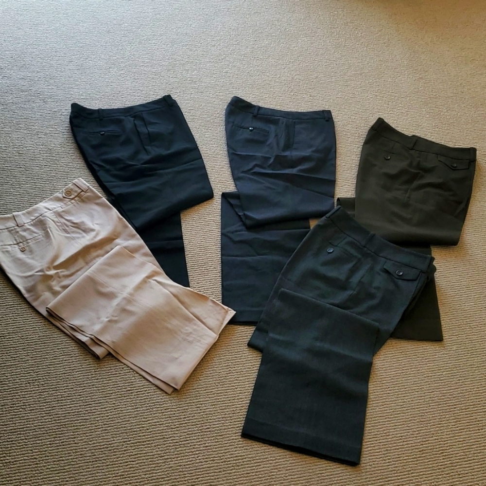 ANN TAYLOR 5 Pairs of Pants Sz 4